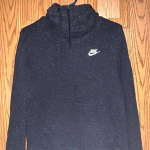 Black nike cowl neck hoodie